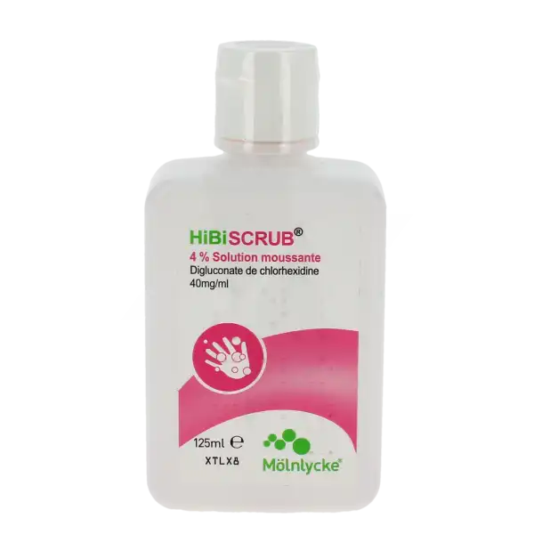 Hibiscrub 4%, Solution Moussante