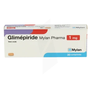 Glimepiride Viatris 1 Mg, Comprimé