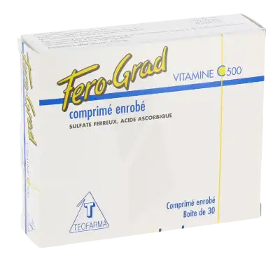 Fero-grad Vitamine C 500, Comprimé Enrobé à AMBARÈS-ET-LAGRAVE
