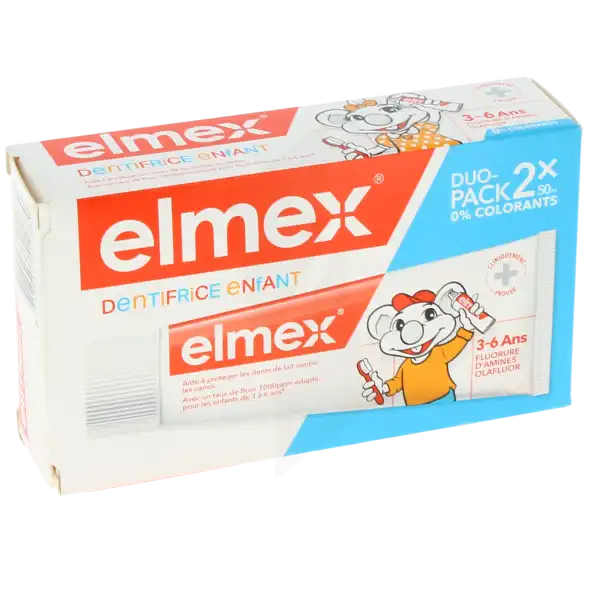 Elmex Enfant Dentifrice 3-6 Ans 2t/50ml