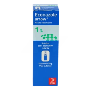 Econazole Arrow 1 %, Solution Pour Application Cutanée