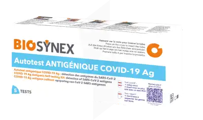 Biosynex Covid-19 Ag+ Test Antigénique Bss B/5 à Bordeaux