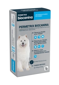 Biocanina Permetrix Pipette Antiparasitaire Moyen Chien B/3