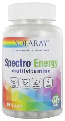 Solaray Spectro Energy Multi-vita-min 60 Capsules VÉgÉtales à LIEUSAINT