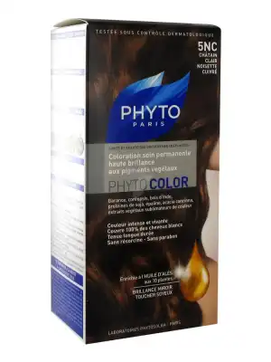 PHYTOCOLOR COLORATION PERMANENTE PHYTO CHATAIN CLAIR NOISETTE CUIVRE 5NC
