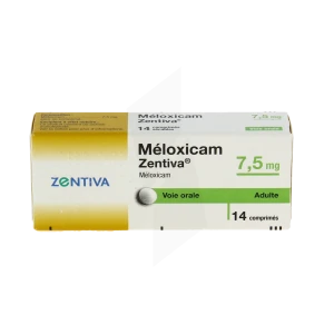 Meloxicam Zentiva 7,5 Mg, Comprimé