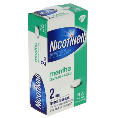 Nicotinell Menthe 2 Mg, Comprimé à Sucer Plq/36 à Saint-Maximin