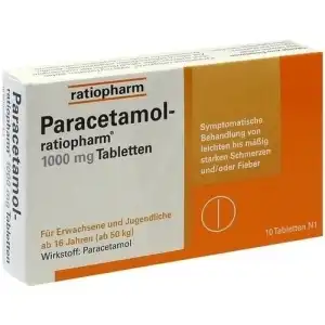 Paracetamol Ratiopharm 1000 Mg, Comprimé