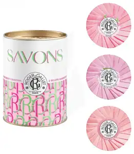 Roger & Gallet Savon Pop Art Rose, Feuille De Thé, Rose Thé Coffret 3 X 100 G à Saint-Vallier