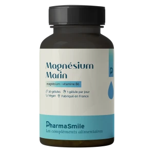 Pharmasmile Magnésium Marin B6 Gélules Pot/30
