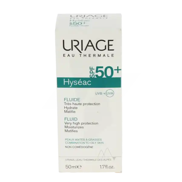 Uriage Hyséac Spf50+ Fluide Peau Mixte à Grasse T/50ml