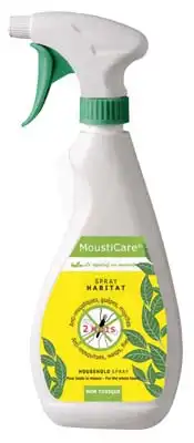 MOUSTICARE PROTECTION NATURELLE SPRAY HABITAT, spray 500 ml