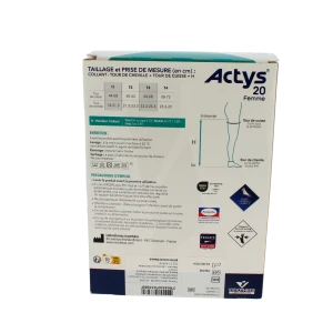 Actys 20 Collant Pf Femme Noir T2n