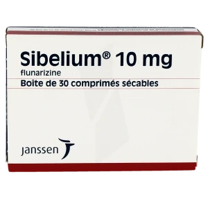 Sibelium 10 Mg, Comprimé Sécable