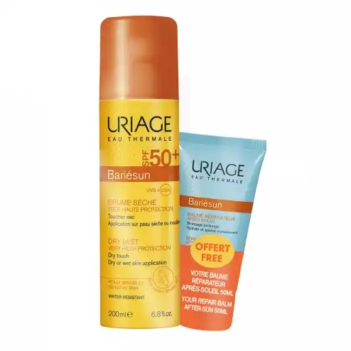 Uriage Bariésun Spf50+ Brume Sèche Spray/200ml+baume