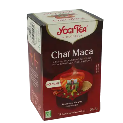 Yogi Tea Tisane Ayurvédique Chaï Maca Bio 17 Sachets/2,1g à Mérignac
