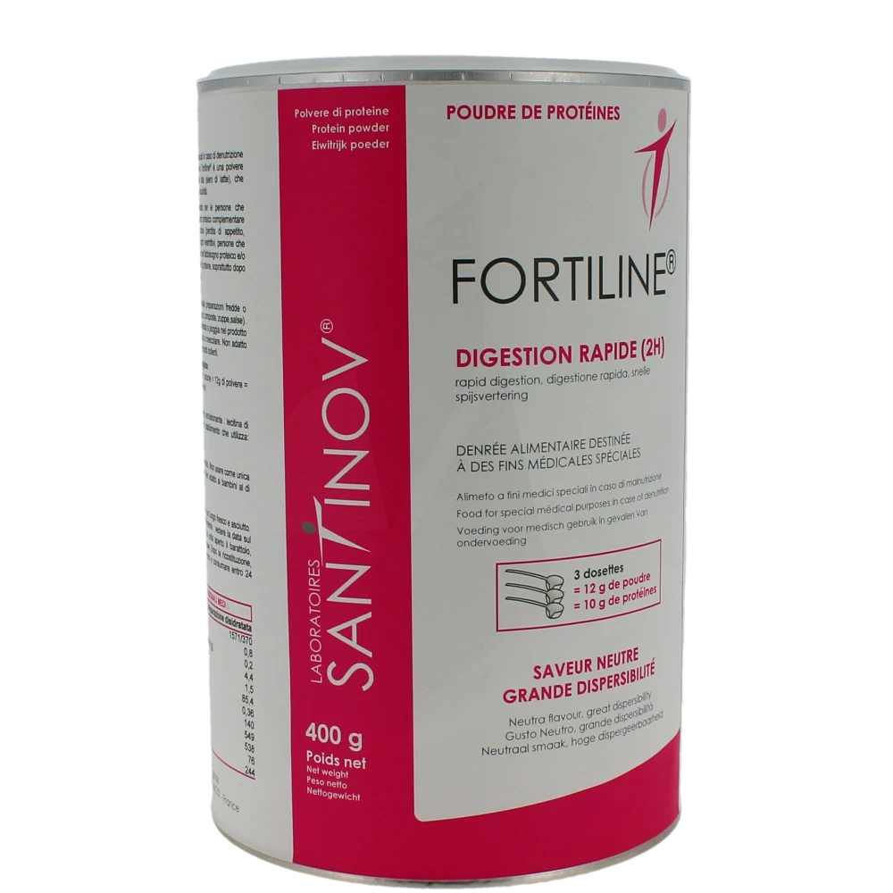 Fortiline Pdr De Protéines Digestion Rapide B/400g