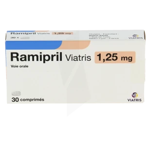 Ramipril Viatris 1,25 Mg, Comprimé