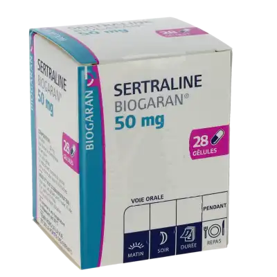 SERTRALINE BIOGARAN 50 mg, gélule