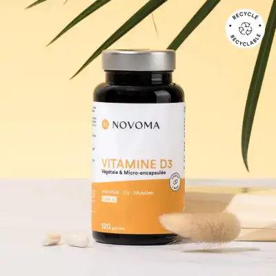 Novoma Vitamine D3 Gélules B/120 à BRIÉ-ET-ANGONNES