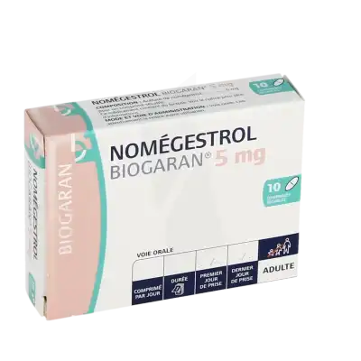 Nomegestrol Biogaran 5 Mg, Comprimé Sécable à MONSWILLER