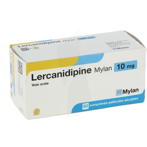 Lercanidipine Viatris 10 Mg, Comprimé Pelliculé Sécable