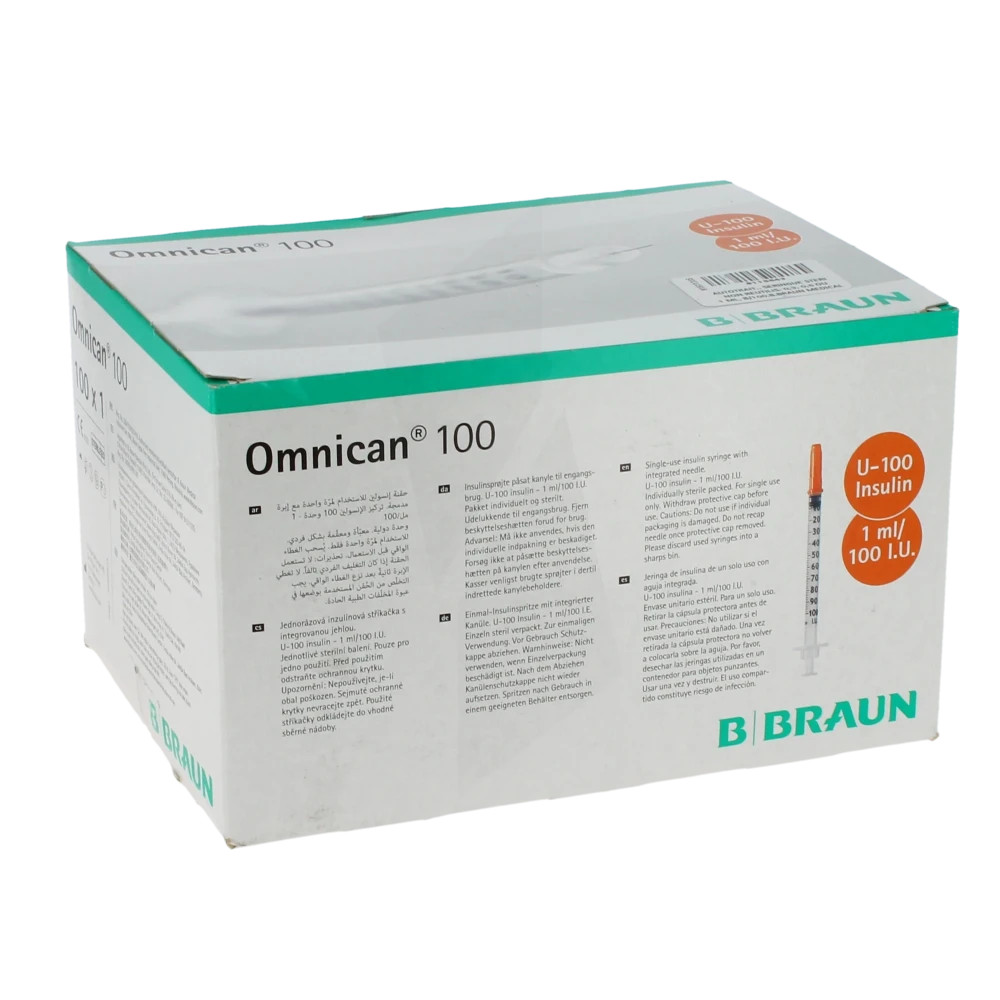 Bbraun Seringues à Insuline Omnican