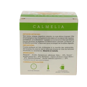 Calmelia Tis Infusion Détox Bio 15sach