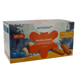 Nutrisens Madeleines Hp/hc Nutriment Nature 4sachets/6