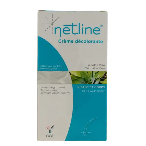 Netline Crème Décolorante Visage & Corps T/40+20ml