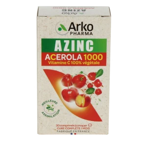 Azinc Acérola 1000 30 Comprimés