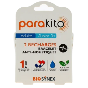 Parakito Recharge Adulte Et Junior + 3 Ans Boîte De 2