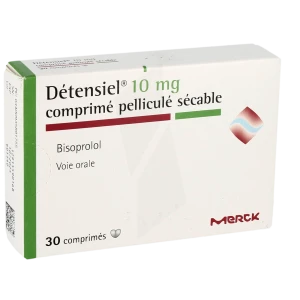 Detensiel 10 Mg, Comprimé Pelliculé Sécable