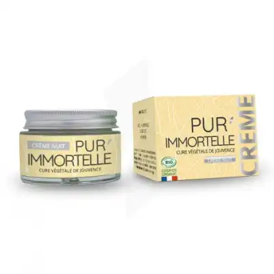 Pur'immortelle Crème De Nuit Bio Pot/50ml à Vallauris
