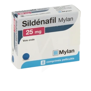 Sildenafil Viatris 25 Mg, Comprimé Pelliculé