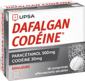 Dafalgan Codeine Comprimés Effervescents Sécables 2t/8 à SAINT-SAENS