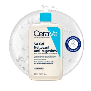 Cerave Sa Anti-rugosités Gel Nettoyant Sa Anti-rugosités Pour Les Peaux Sèches Et Rugueuses Flacon Pompe/473ml