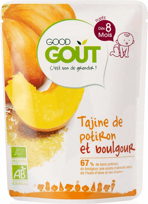 Pharmacie du Busca - Parapharmacie Good Goût Alimentation Infantile Tajine  De Potiron Boulgour Sachet/190g - Toulouse