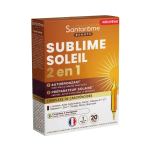 Santarome Solution Buvable Sublime Soleil 2 En 1 20 Ampoules/10ml