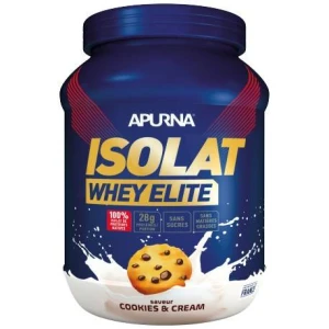 Apurna Whey Elite Isolat Poudre Cookie & Cream B/720g