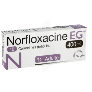 Norfloxacine Eg 400 Mg, Comprimé Pelliculé