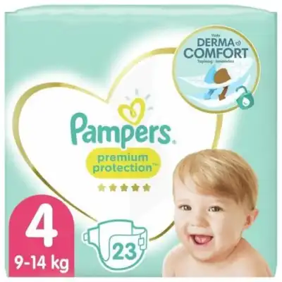 Pampers Premium Protection Couche T4 9-14kg B/23 à Beaujeu-Saint-Vallier-Pierrejux-et-Quitteur