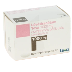 Levetiracetam Teva 1000 Mg, Comprimé Pelliculé