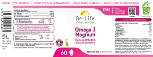 Be-life Oméga 3 1000 Magnum Caps B/60