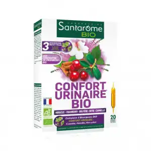 Santarome Bio Confort Urinaire Solution Buvable 20 Ampoules/10ml à BOURBON-LANCY