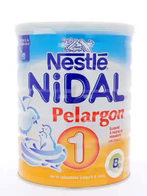 Nidal Lait 1 Pelargon 800g à Pau
