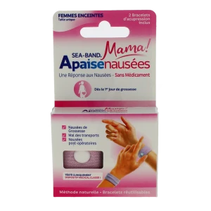 Sea-band Bracelet Anti-nausées Mama Rose