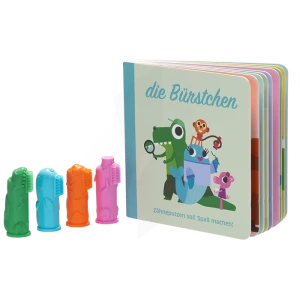 Coffret Livre Allemand + 1 Brossette Bleu Turquoise