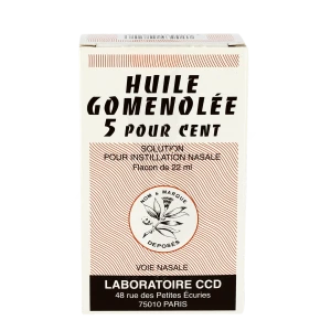 Huile Gomenolee 5 Pour Cent, Solution Pour Instillation Nasale