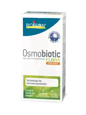 Boiron Osmobiotic Flora Enfant Poudre Orale Framboise 12 Sticks/1,6g à Cavignac